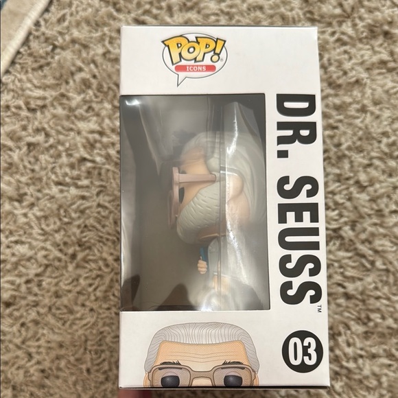NIB Funko Dr. Seuss Vinyl Figure with Gray Suit (03) - Picture 2 of 6